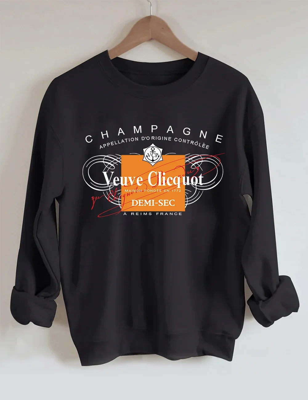 Veuve Clicquot Champagne Sweatshirt - Goldenbar
