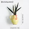 8pcs Cute Ceramic Vase Refrigerator Magnets Fridge Magnets Refrigerator Stickers