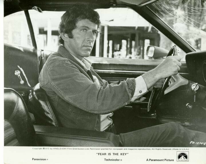 Barry Newman Fear is the Key 1972 Original 8x10 Press Photo Poster painting