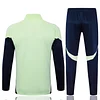 25/26 Real Madrid Light Green Version long zipper  Training Jacket Set