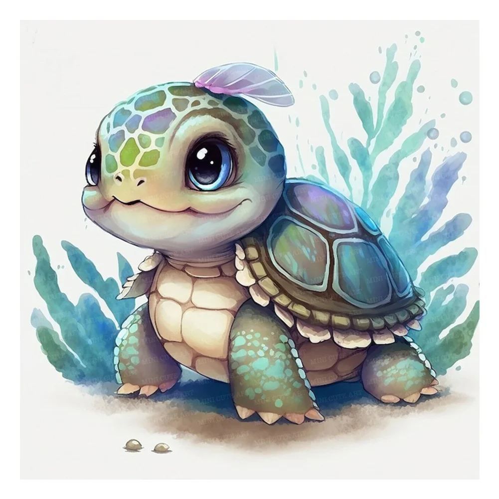 Full Round Diamond Painting - Turtle(30*30cm)