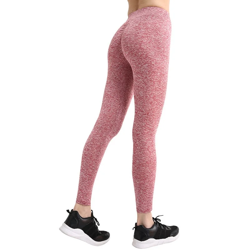 Women Leggings Fitness Workout Legging Push Up Sports Jegging Feamle Sexy V-Waist Legging Women