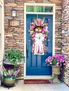 🐰Bunny Easter Floral Wreaths for Front Door-mysite-Adracos