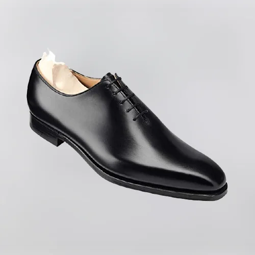 Handmade Black Leather Formal Dress Shoes for Men, Men Oxford Shoes