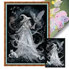 (Multi Style)[Multi-Style]Witch-Full Embroidery 3 strands 11CT Stamped Cross Stitch-50*50CM