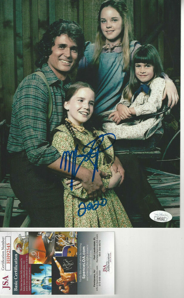 Melissa Gilbert Little House Prairie Autographed 8x10 Photo Poster painting with Landon JSA CERT