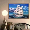 Diamond Painting-5D Full Drill Ocean Ships