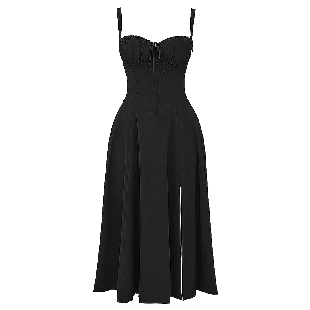 Fiora - Midi Bustier Corset Sun Dress