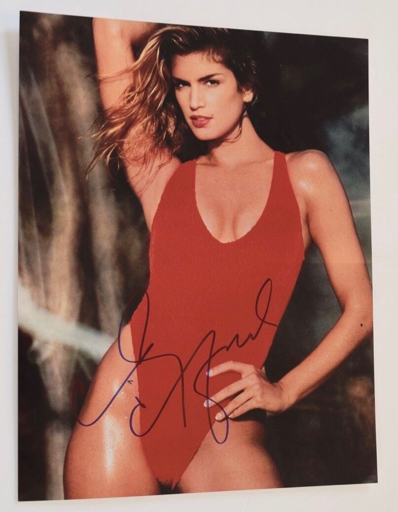 Cindy Crawford Signed Autographed 11x14 Photo Poster painting Hot Sexy Model COA VD