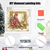 Diamond Painting-DIY Crystal Rhinestone Christmas Cardinal