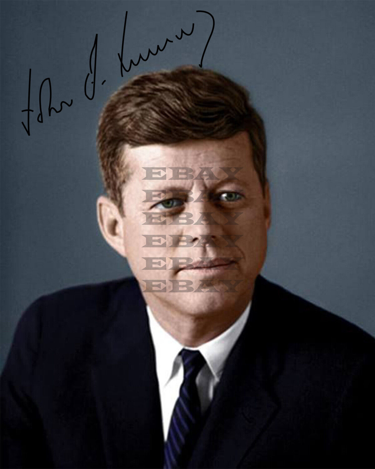 John F Kennedy Autographed Signed 8x10 Photo Poster painting Reprint