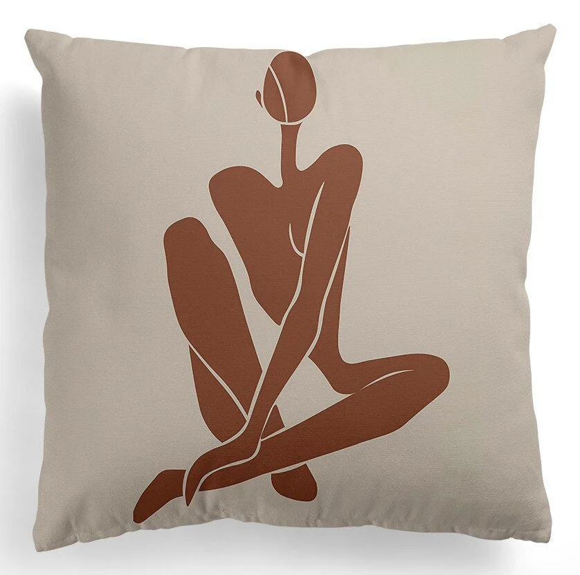 INS Nordic Black And White Abstract Geometric Cushion Cover Velvet Throw Pillowcase Bed Sofa Car Modern Home Decor Pillow Covers