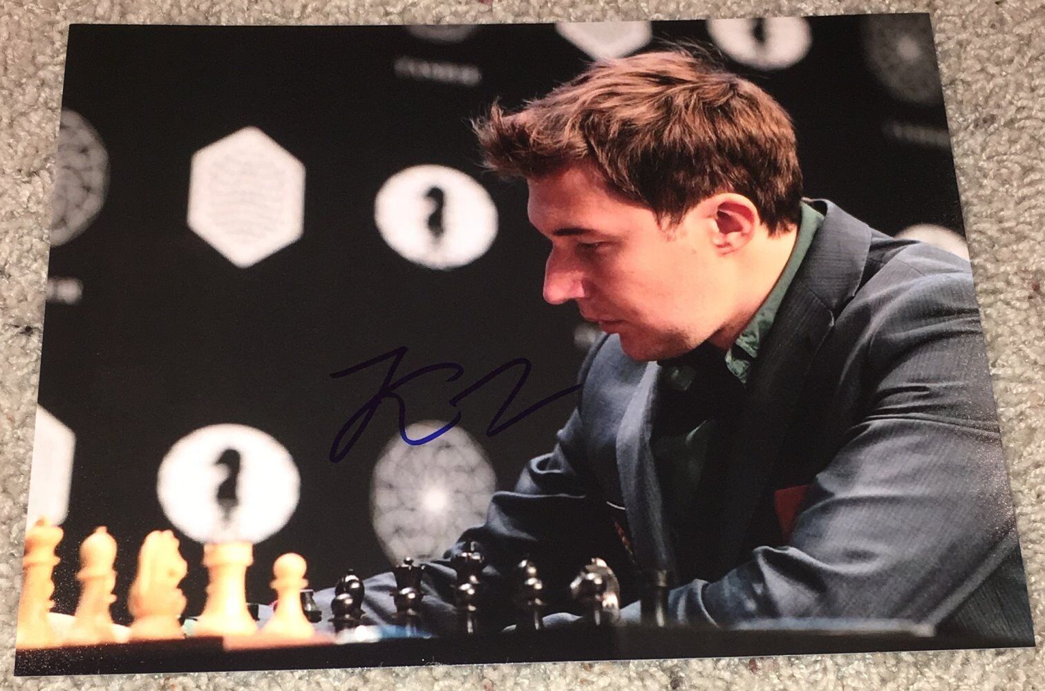 SERGEY KARJAKIN SIGNED AUTOGRAPH CHESS GRANDMASTER 8x10 Photo Poster painting C w/EXACT PROOF