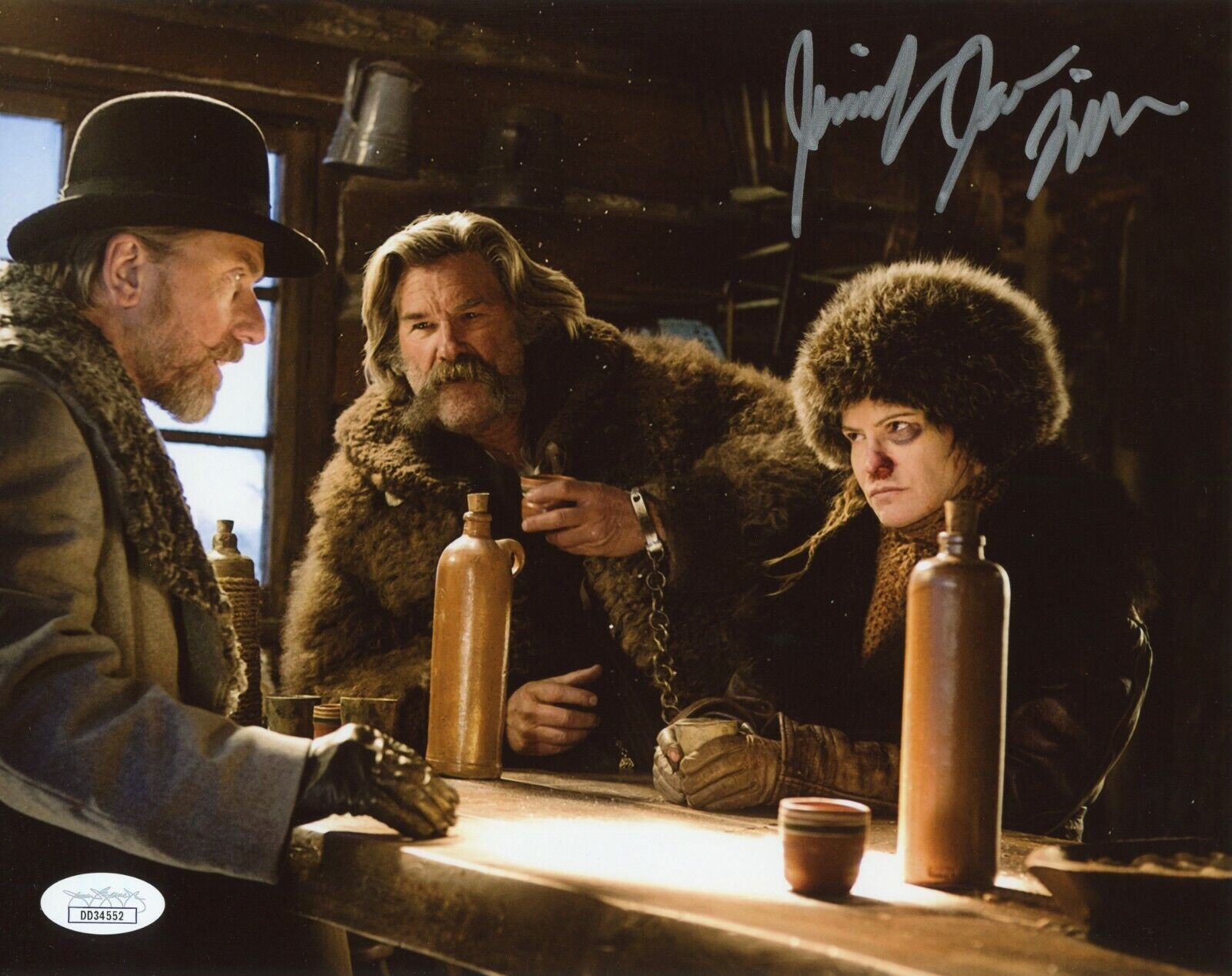 JENNIFER JASON LEIGH Hand-Signed Daisy ~ The Hateful Eight