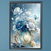 (40*60cm)Flower - Full Round Drill Diamond Painting