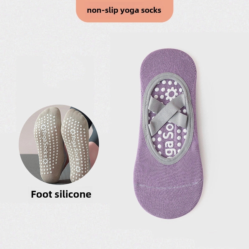 Yoga Socks Women Boat Socks Summer Professional Indoor Fitness Dancing Non-slip Silicone Spring And Autumn Pilates Sports Socks