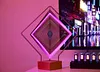 Square Corrugated Mechanical Creative Model High-end Desktop Decoration Same Style As Live Broadcast Room (Black)
