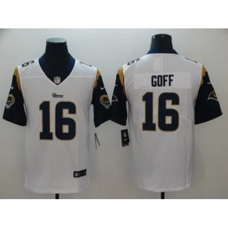 Men's Los Angeles Rams #16 Jared Goff White Vapor Untouchable Limited Stitched NFL Jersey