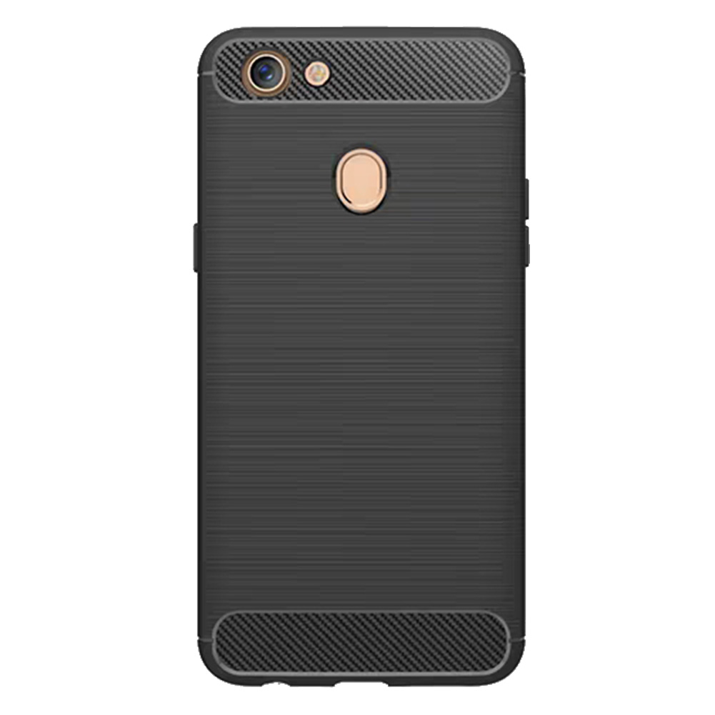 

Carbon Fiber Soft TPU Protective Cover Cell Phone Case for OPPO A73 Black, 501 Original