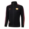 25/26 Manchester United Black long zipper  Training Jacket Set