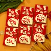 6PCS CNY Blessings Red Packet Envelope