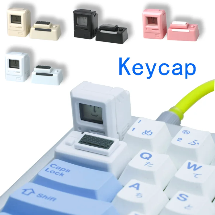 Custom Macintosh Keycaps light transmittance mechanical backlit keyboard for Esc Artisan keyboard | 168DEAL
