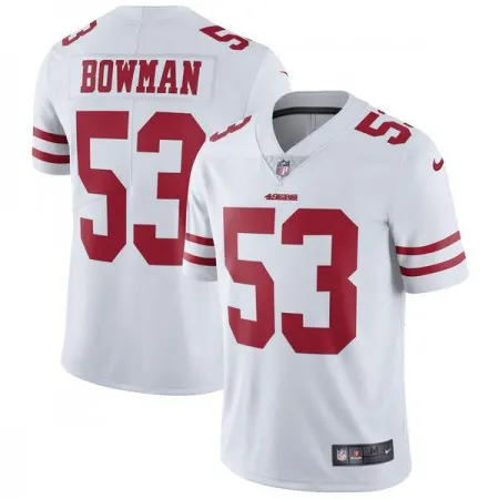 Men's San Francisco 49ers #53 NaVorro Bowman  White Vapor Untouchable Limited Stitched NFL Jersey
