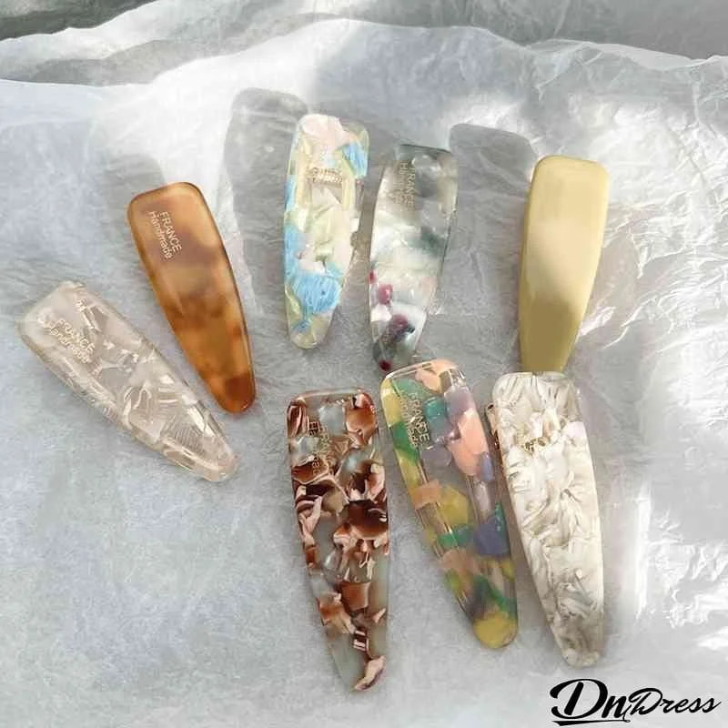 8-Piece Acetate Barrettes