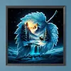 Diamond Painting -DIY Round Drill Winter Maple Leaf(40x40cm)