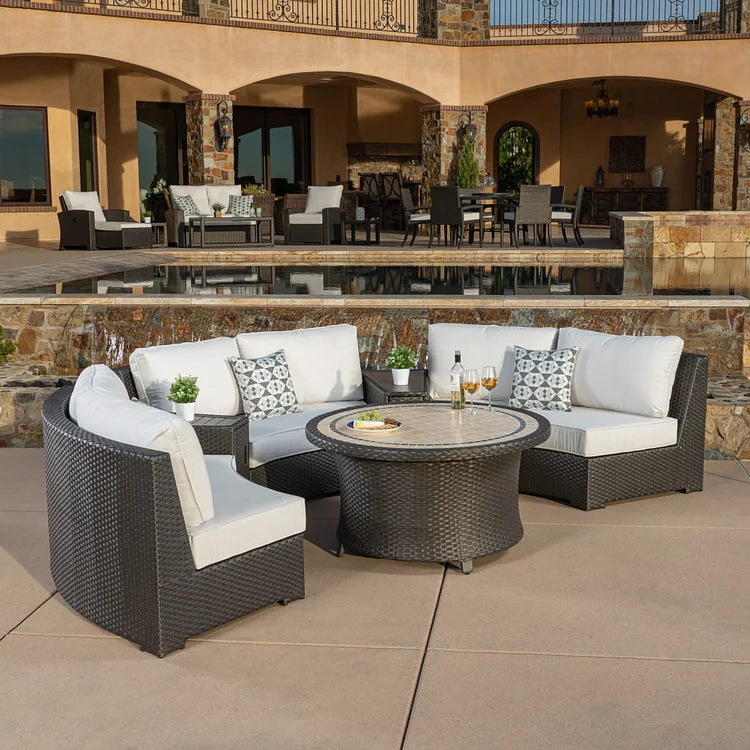 GRAND PATIO Sidney 6-Piece High-Quality Luxury Chat Set