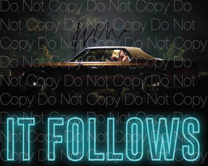 It Follows signed MAIKA MONROE 8X10 inch Photo Poster painting picture poster RP