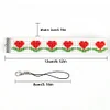 Bead Embroiderys - Heart Beaded Counted Cross Stitch Phone Strap Ornament Kit for Mobile Phone
