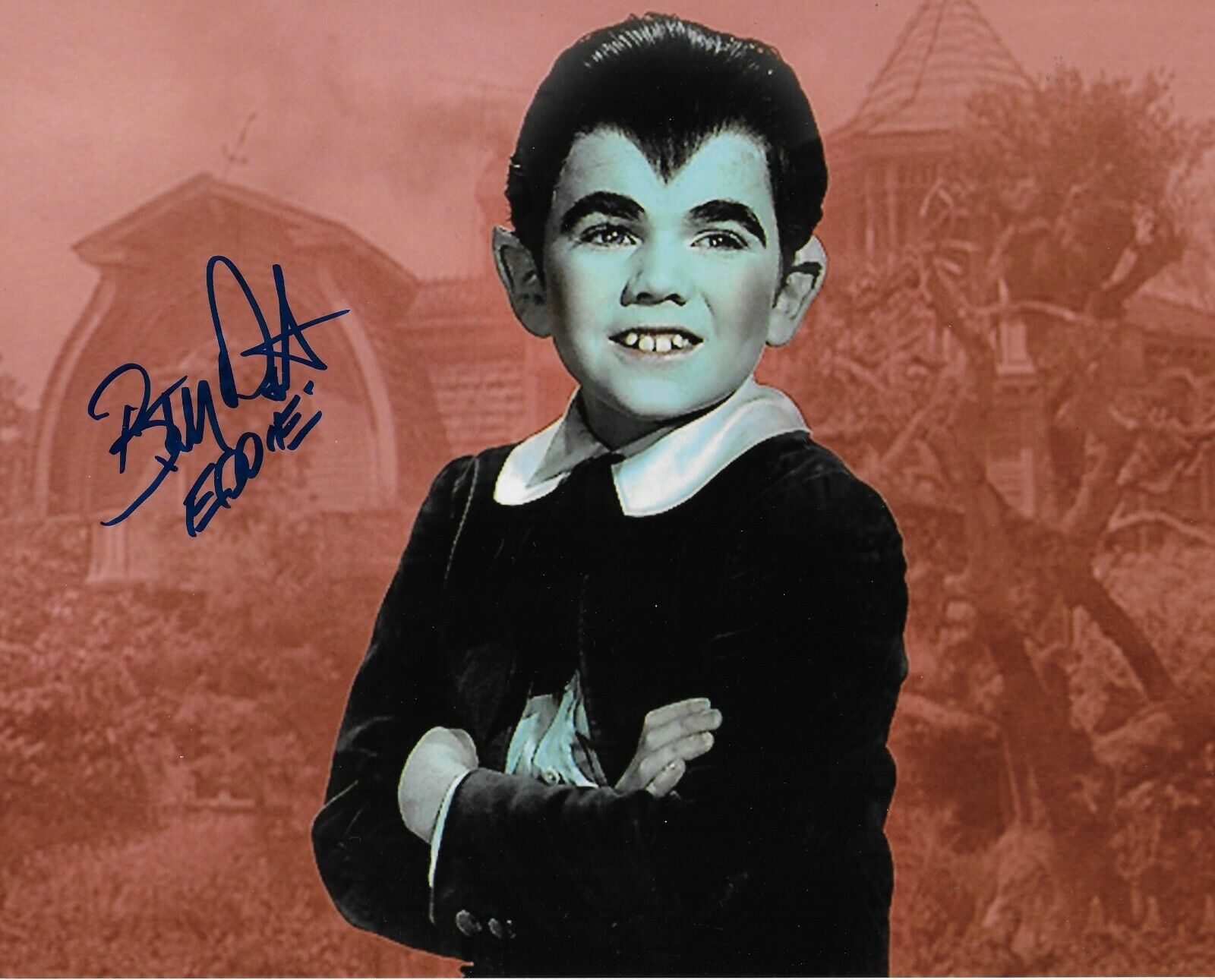 Butch Patrick The Munsters Original Autographed 8X10 Photo Poster painting #43