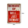 Beware Of  - Vintage Metal Signs(8*12Inch)  - Warning