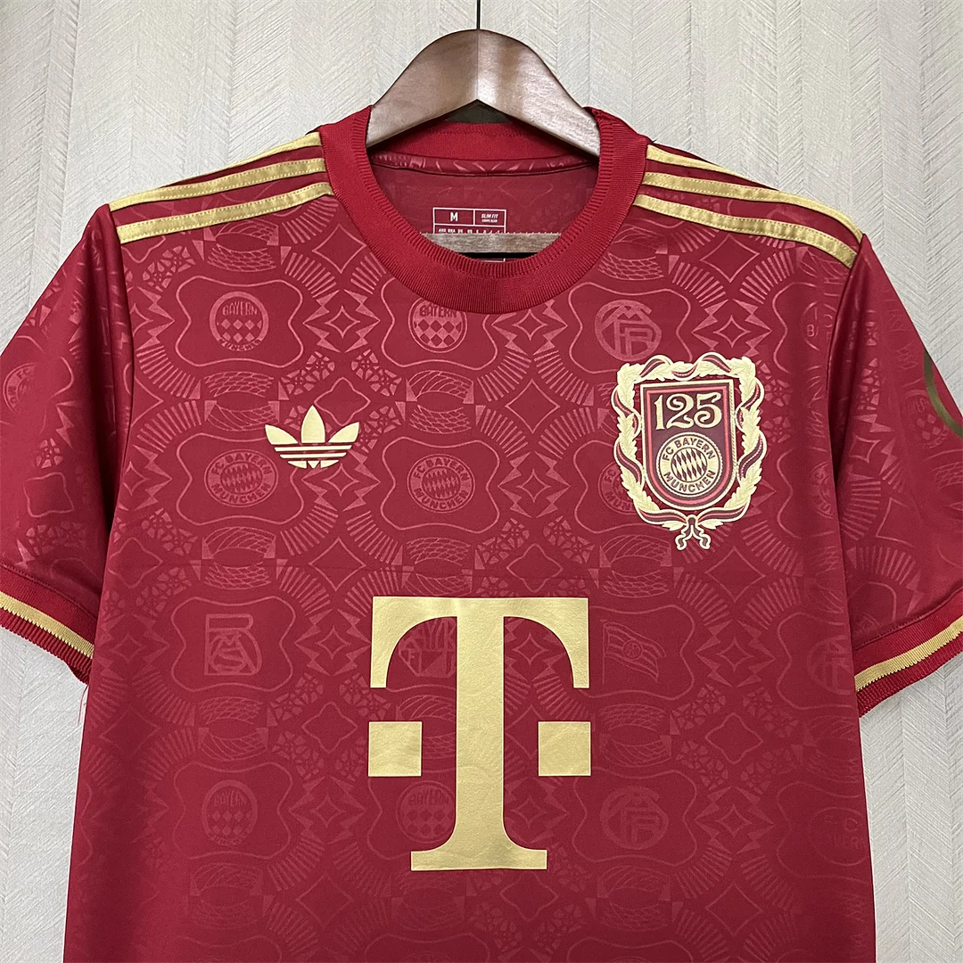 25/26 Bayern Munich 125th Anniversary Red Football Shirt Thai Quality