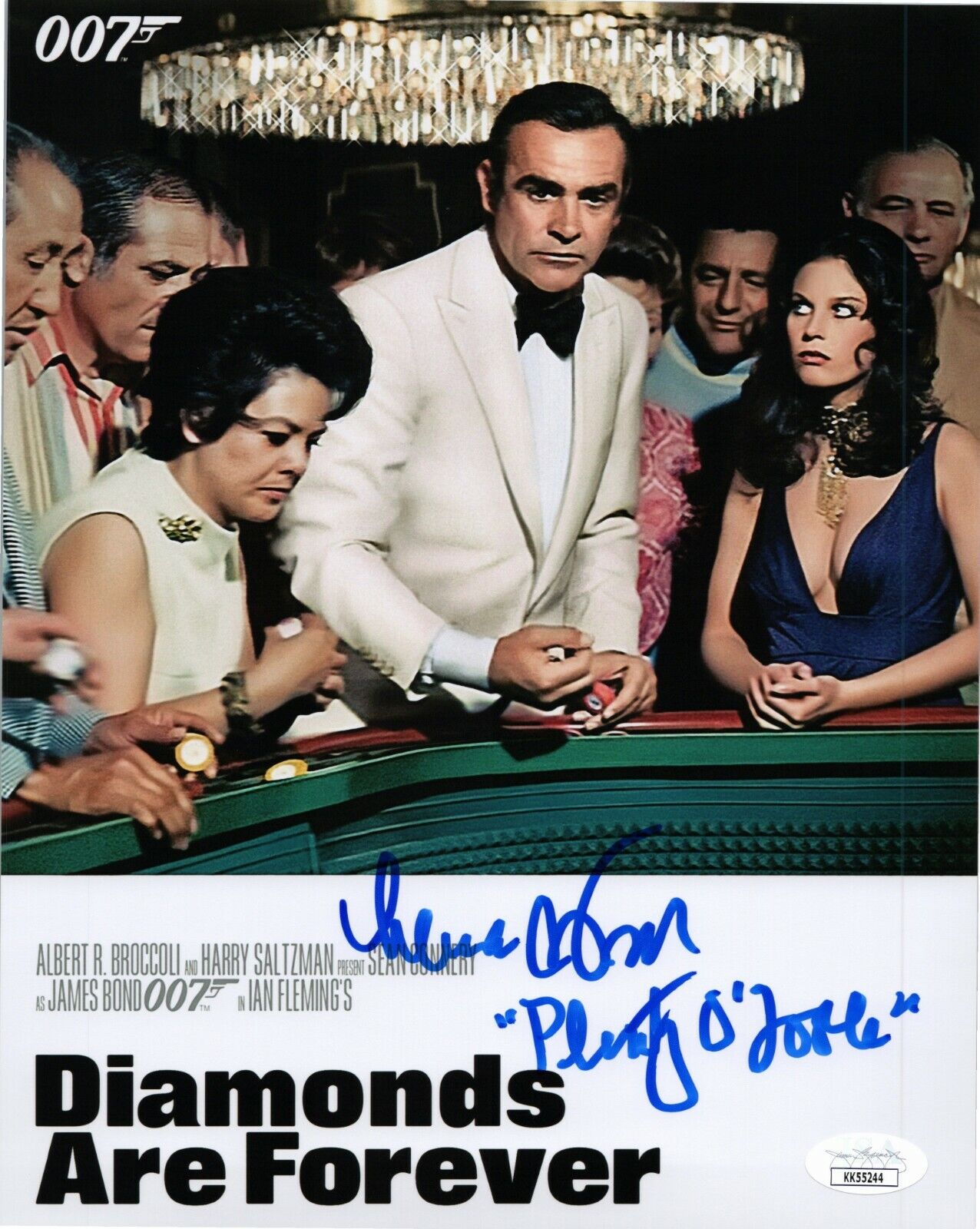 LANA WOOD Authentic Signed JAMES BOND ~Diamonds Are Forever