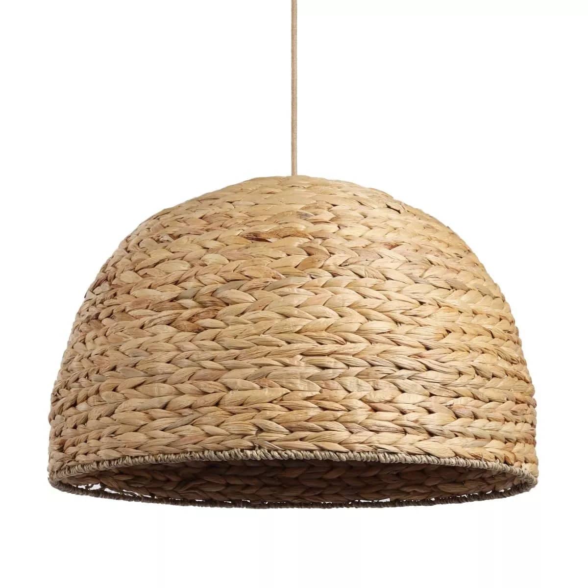 Althea Rattan Bowl Pendant Light