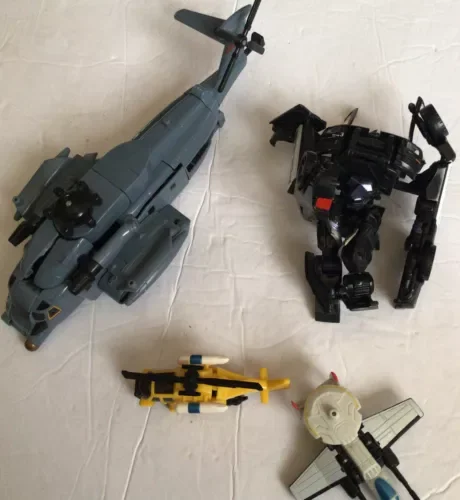 Dronehint Transformers Misc Pieces,Helicopter,Squad Car,Minis..Parts Parts