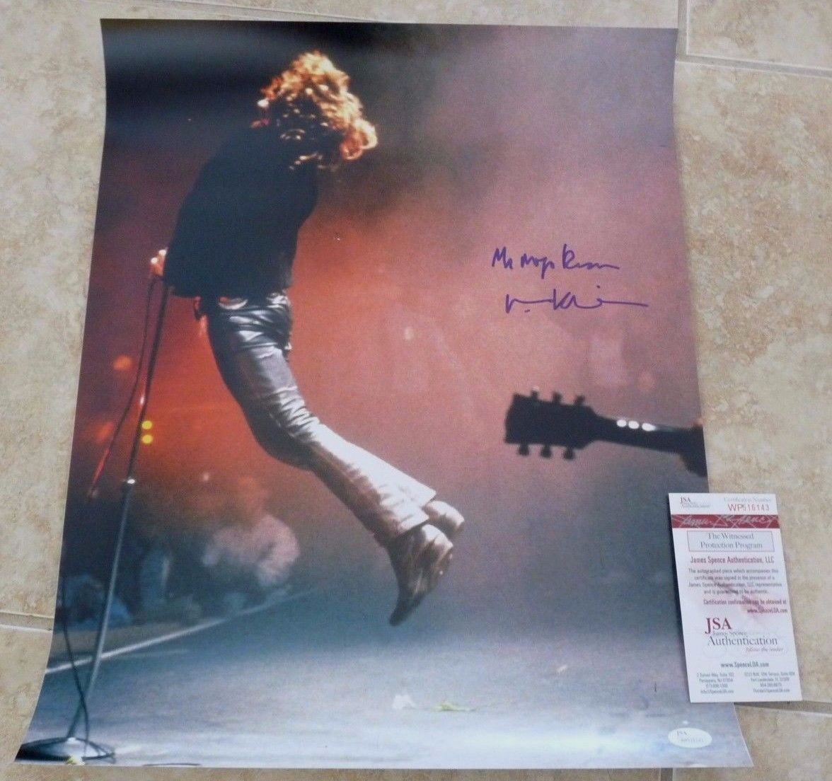 Val Kilmer The Doors Mr Mojo Risin Signed Autographed 16x20 Photo Poster painting JSA Cert G1