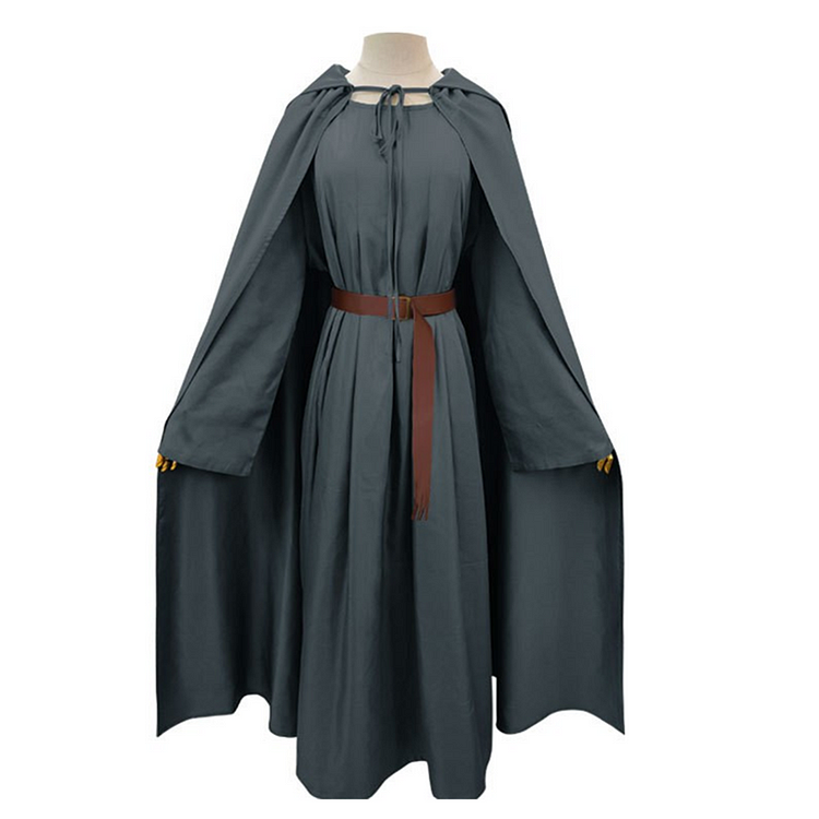 TV The Lord Of The Rings Gandalf Gray Cloak Set Outfits Cosplay Costume Halloween Carnival Suit