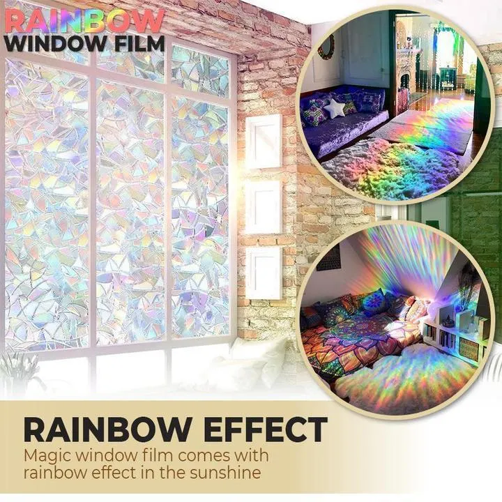 3D Rainbow Window Film