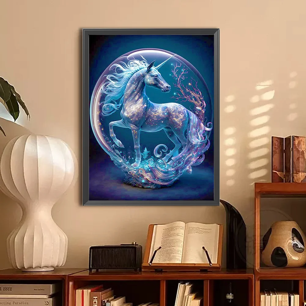 Diamond Painting - Full Round Drill - Unicorn(Canvas|30*40cm)