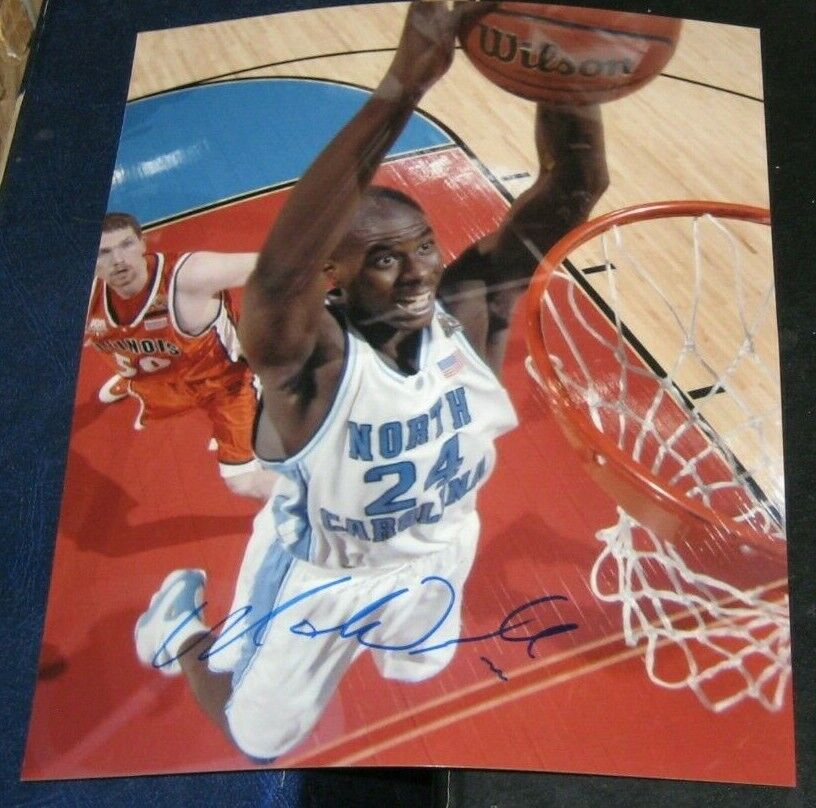 Marvin Williams North Carolina Tar Heels SIGNED AUTOGRAPHED 8x10 Photo Poster painting COA Champ