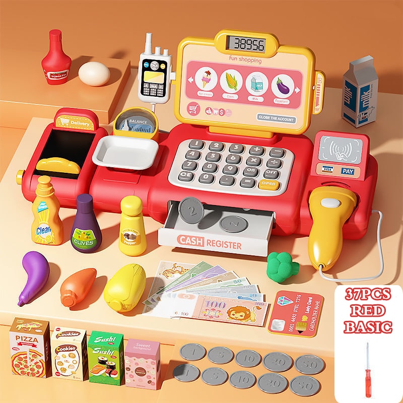 Cash register toy house puzzle simulation gift | 168DEAL