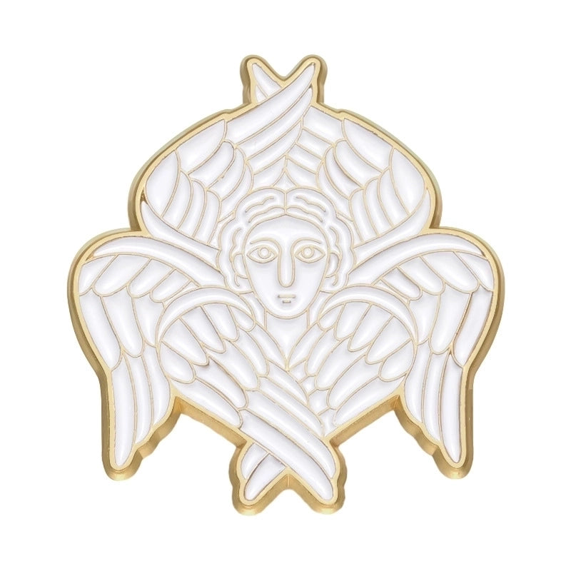 Cartoon Style Eye Wings Wine Glass Alloy Stoving Varnish Plating Unisex Brooches