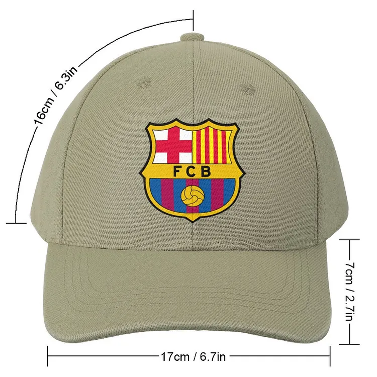 Casquette FC Barcelone Officielle - Taille Réglable Enfant - 100% Coton - Collection Barça