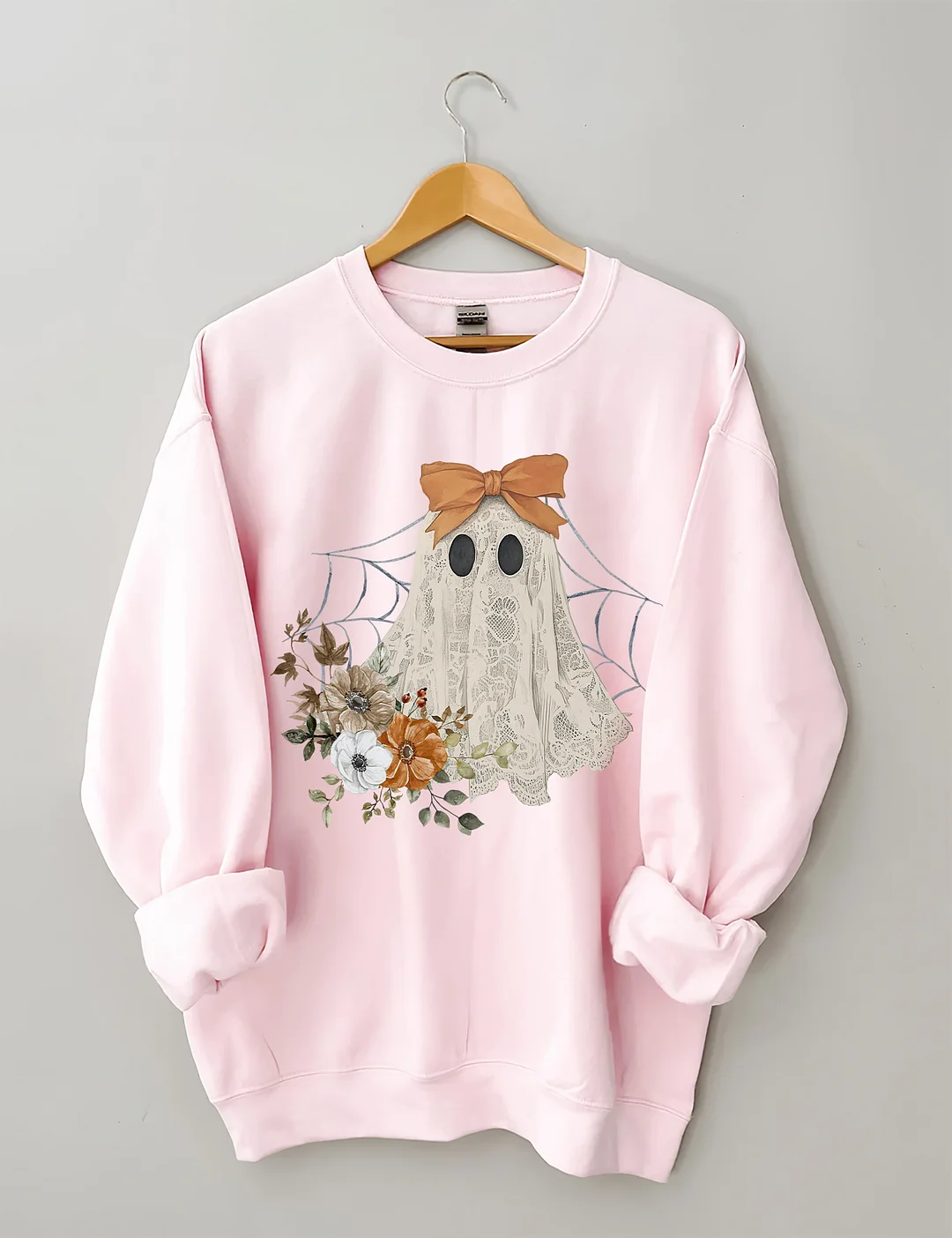 Halloween Lace Ghost Sweatshirt
