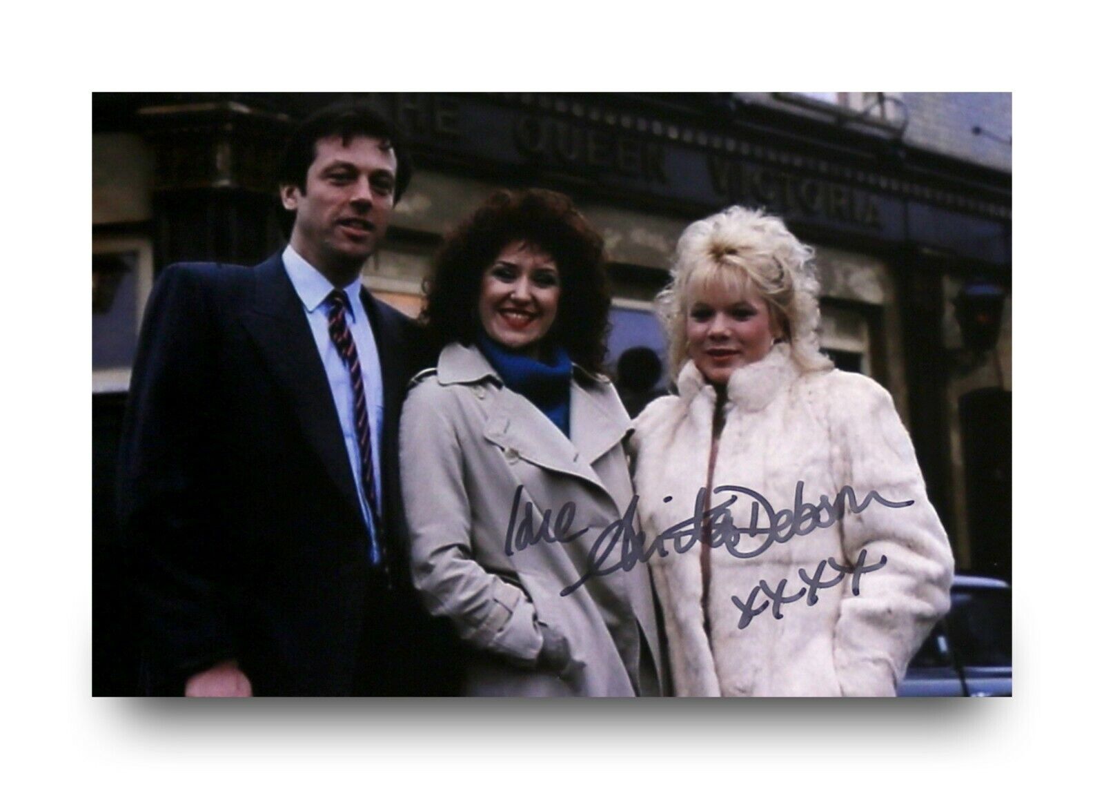 Anita Dobson Signed 6x4 Photo Poster painting EastEnders Angie Watts Genuine Autograph + COA