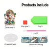 Diamond Painting Acrylic Elephant Buddha Ornament Tabletop Decorations