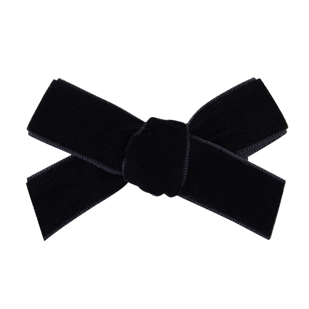 1Pieces Velvet Hair Bows For Girls Solid Knot Hair Clips Baby Boutique Hairgrip Handmade Barrettes Headwear Hair Accessories 971
